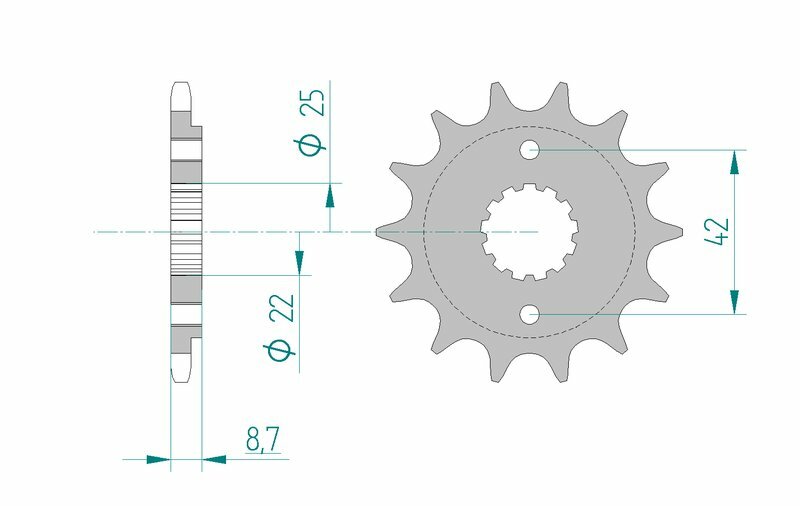 AFAM STEEL Standardni prednji Sprick 24501 - 520