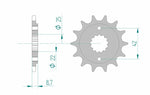 AFAM STEEL Standardni prednji Sprick 24501 - 520