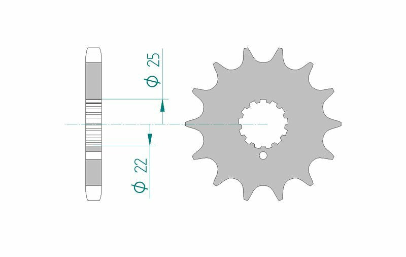 „AFAM Steel Standard“ priekinė žvaigždutė 24504 - 530