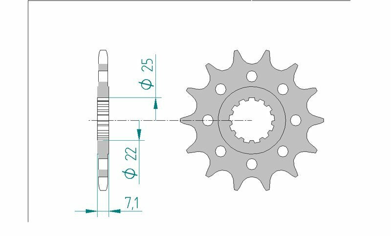 AFAM STEEL Standardni prednji Sprick 24511 - 520