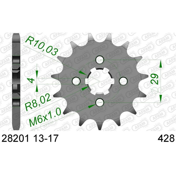 AFAM STEEL Standardni prednji Sprick 28201 - 428 28201-15