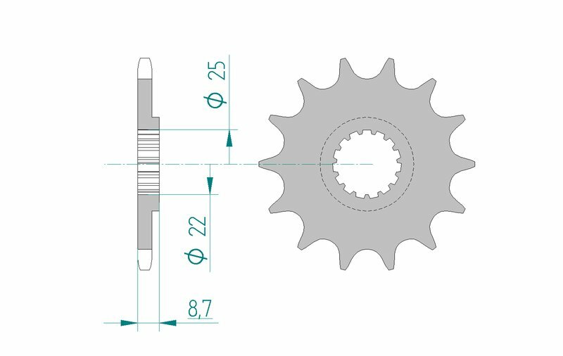 AFAM STEEL STANDARLNI PREDNJI SPROK 73301 - 520