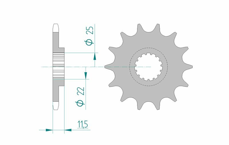 AFAM STEEL Standardni prednji Sprick 73303 - 520