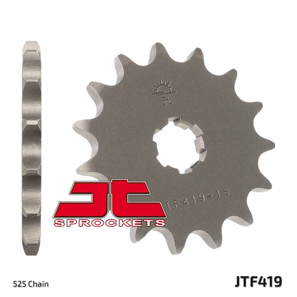 Oceľové štandardné predné ozubené koleso JT Sprock 419 - 525 JTF419.14