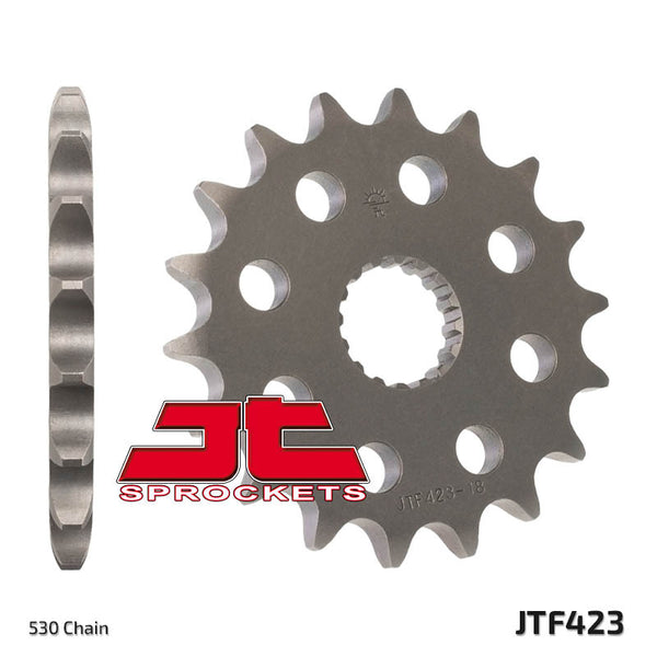 Oceľové štandardné predné ozubené koleso JT Sprock 423 - 530 JTF423.16