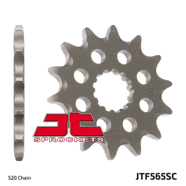 JT Sprock's Steel Self -Cleaning Front Sprock 565 - 520 JTF565.12SC