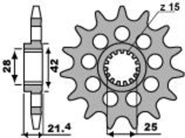 PBR Steel Standard prednji Shock 2150 - 525 2150 15 18nc