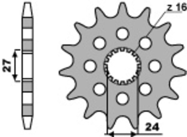 PBR Steel Standard prednji Sprick 2190 - 530 2190 16 18nc
