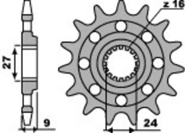 PBR Steel Standard prednji Sprick 2192 - 520 2192 17 18nc