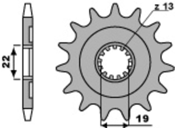 PBR Steel Standard prednji Sprick 2214 - 520 2214 12 18nc