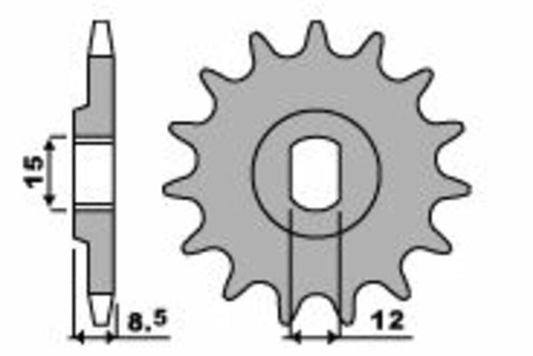 PBR Steel Standard prednji Sprick 2240 - 415 2240 10 18nc