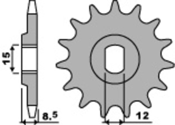 PBR Steel Standard prednji Sprick 2240 - 415 2240 11 18nc