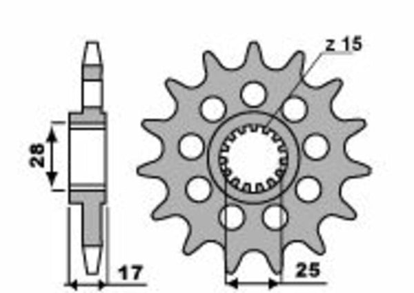 PBR Steel Standard prednji Shock 2250 - 520 2250 15 18nc