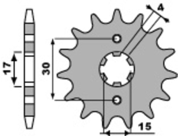 PBR Steel Standard prednji Shock 255 - 420 255 15 18nc