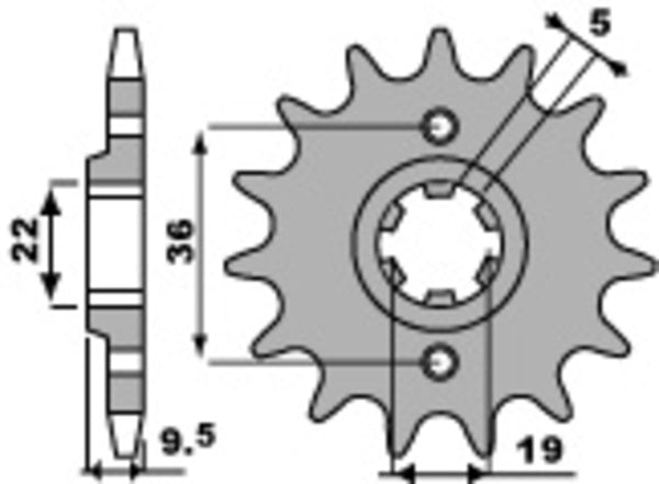 PBR Steel Standard prednji Sprick 337 - 520 337 13 18nc