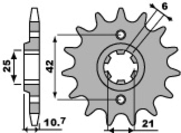 PBR Steel Standard prednji Sprick 338 - 530 338 16 18nc