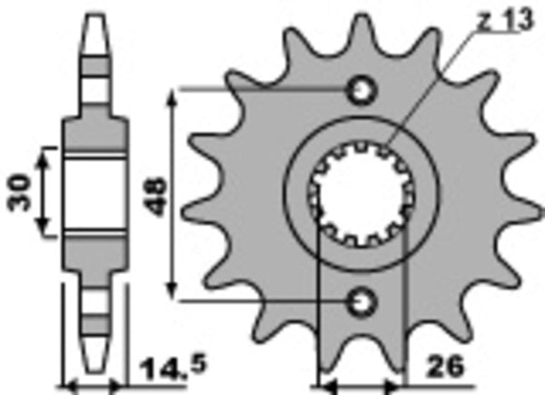 PBR Steel Standard prednji Sprick 339 - 530 339 15 18nc