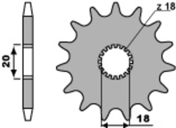 PBR Steel Standard prednji Sprick 426 - 428 426 12 18nc