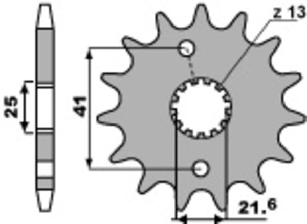 PBR Steel Standard prednji Sprick 438 - 520 438 13 18nc