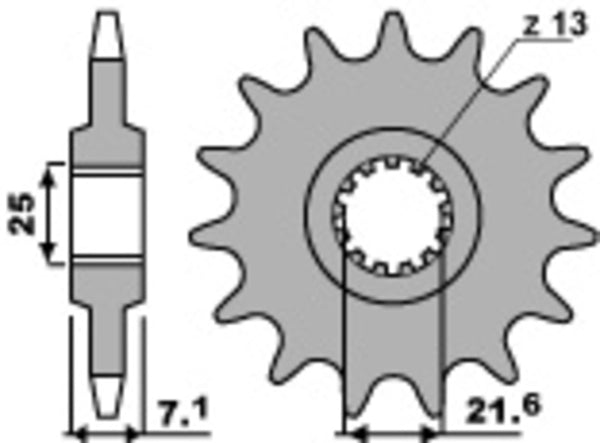 PBR Steel Standard prednji Sprick 585 - 520 585 15 18nc