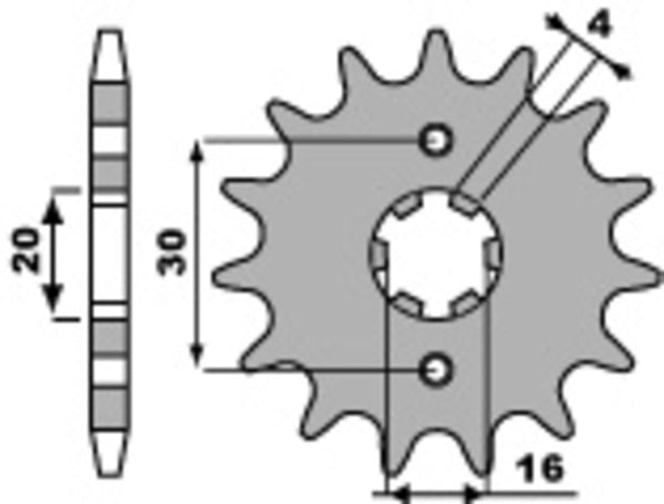 PBR Steel Standard prednji Sprick 717 - 520 717 13 18nc