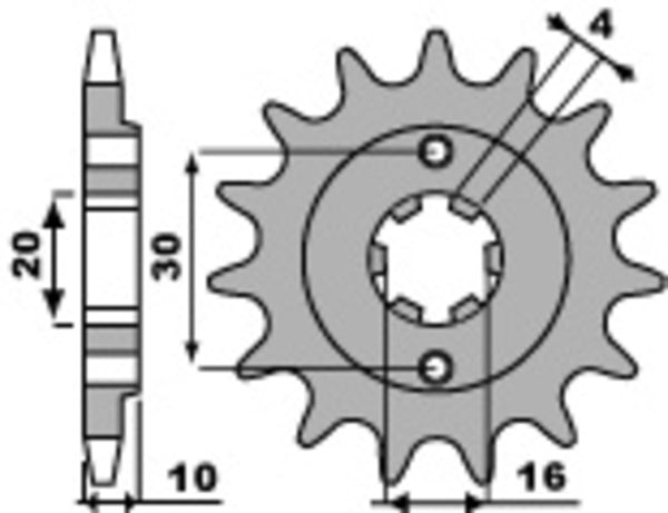 PBR Steel Standard prednji Sprick 720 - 520 720 13 18nc
