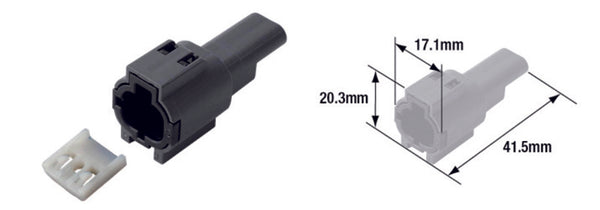 TOURMAX Vattentät Hona-kontakt 060 (FRM) – 2-polig – ETP-95