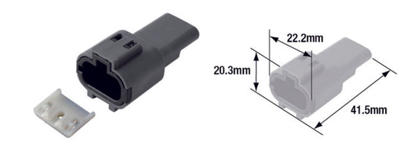 TOURMAX Vattentät Hona-kontakt 060 (FRM) – 3-polig – ETP-97