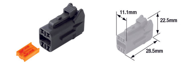 TOURMAX Vattentät Hane-kontakt 060 (FRM) – 4-polig – ETP-100