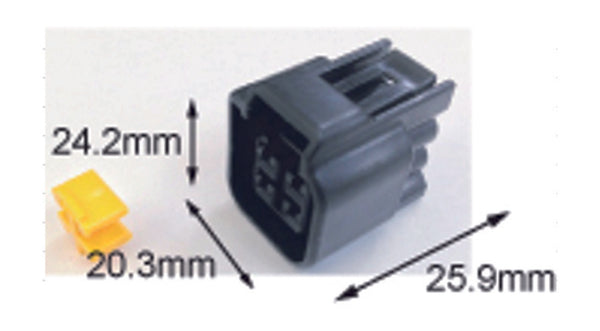 TOURMAX vodootporni ženski konektor 090 (FRW) -4-pole-etp-60