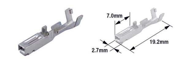 TOURMAX Hona-terminalstift Typ 070 (FRY) – Mässing – ETP-73