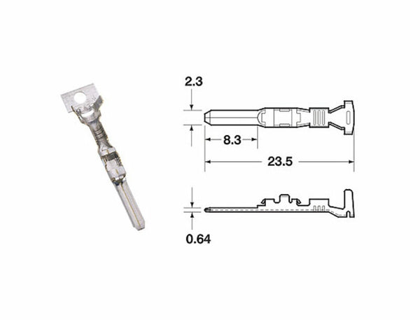 Bihr Femelle Connector 090 SMTO Series Ø0.85mm²/1.25mm² - 50pcs1101A0006