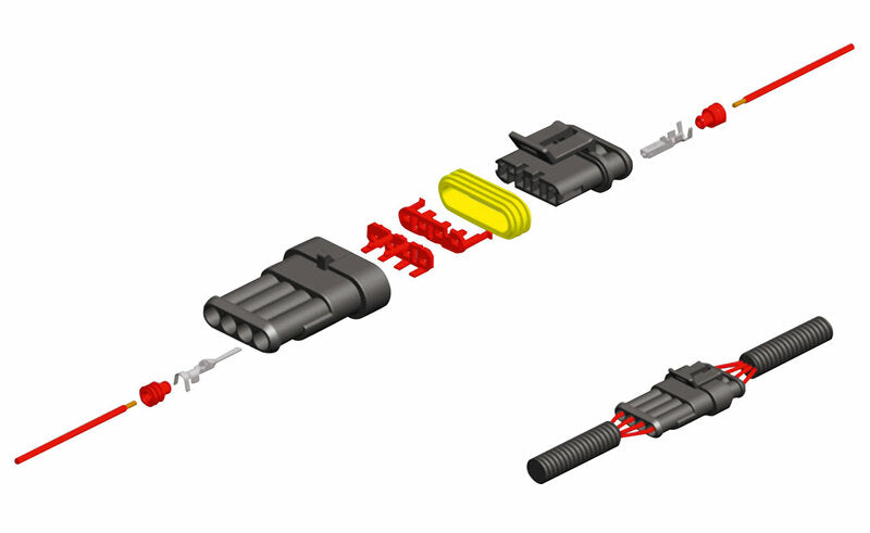 BIHR 3 Plugs End Set Generic Connectors - 5 sets60:00.3p