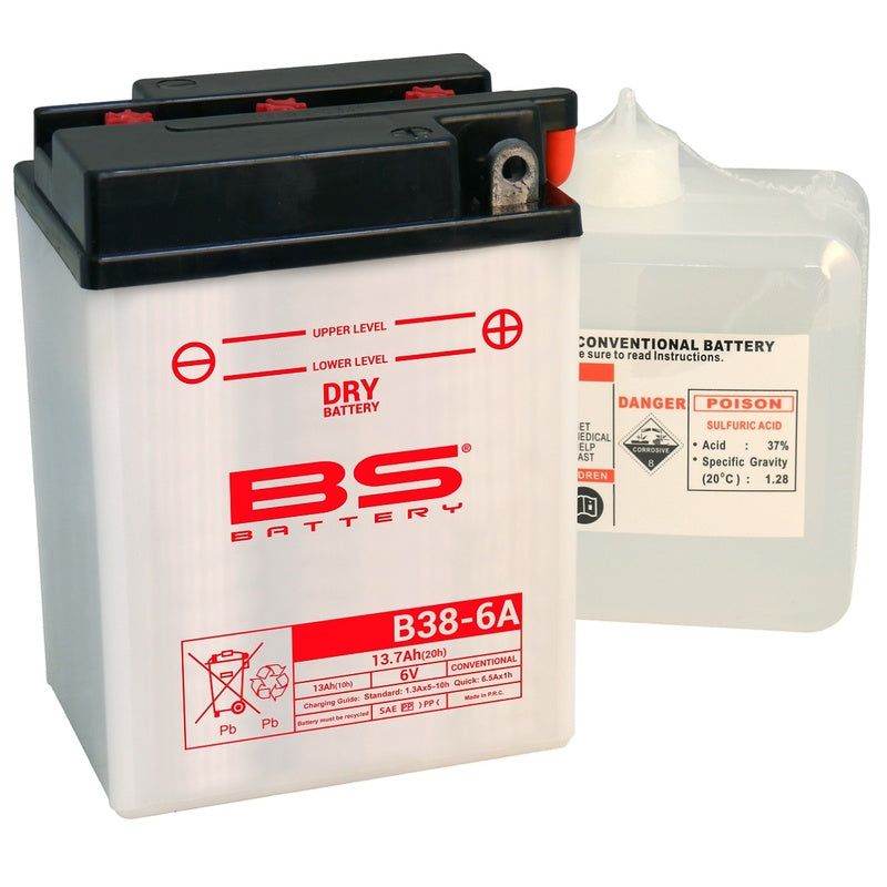 „BS Battery Battery“ įprasta su rūgšties pakuote - B38-6a