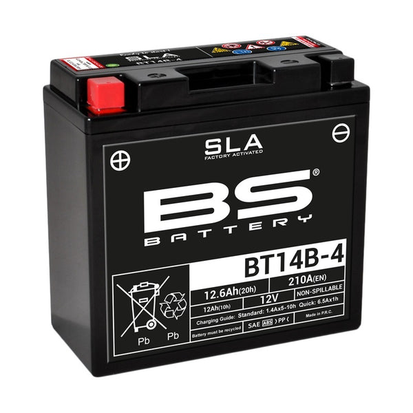 „BS Battery SLA“ akumuliatoriaus priežiūra Nemokama gamyklos suaktyvinta - BT14B -4