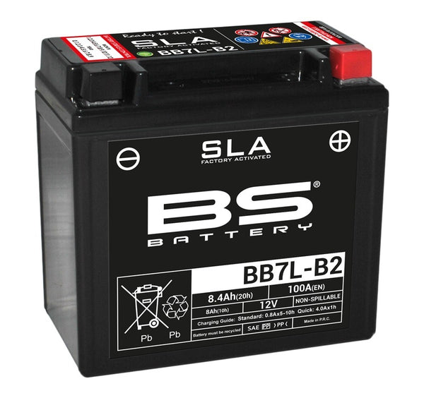 „BS Battery SLA“ akumuliatoriaus techninė priežiūra Nemokama gamyklos suaktyvinta - BB7L -B2