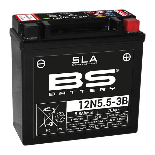 „BS Battery SLA“ akumuliatoriaus techninė priežiūra nemokama gamykla - 12N5.5-3B
