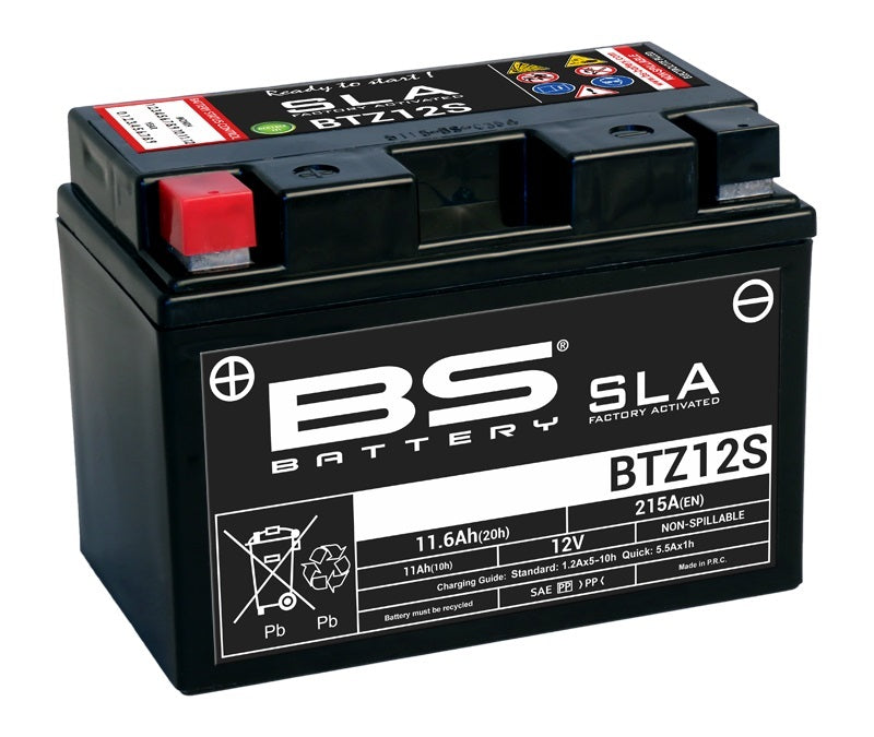 „BS Battery SLA“ akumuliatoriaus techninė priežiūra nemokama gamykla - BTZ12S