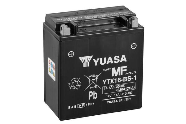 Yuasa baterija bez održavanja s kiselinskim paketom YTX16-B-1