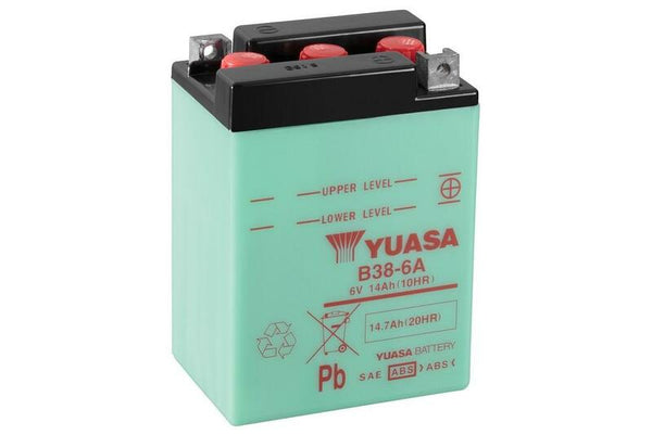 Yuasa parastais akumulators bez skābes iepakojumiem - B38-6A