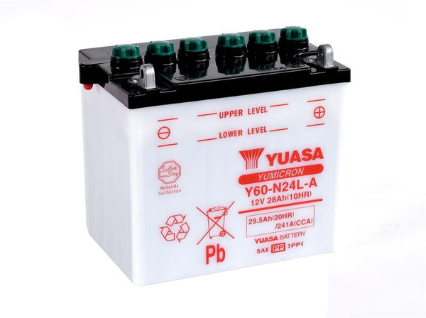 Yuasa parastais akumulators bez skābes pakotnēm-y60-N24L-A