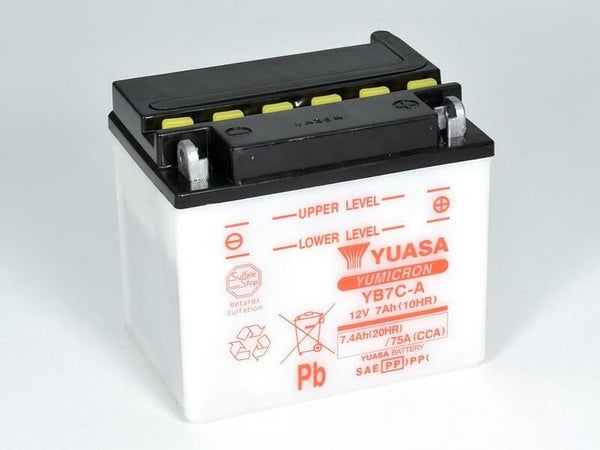 Yuasa parastais akumulators bez skābes iepakojumiem - YB7C -A