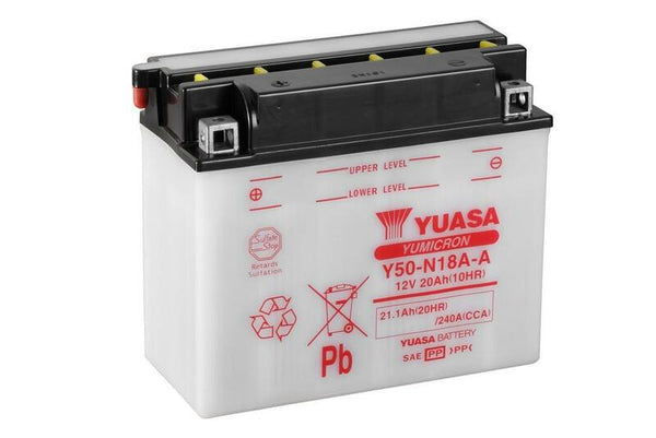Yuasa parastais akumulators bez skābes iepakojuma-y50 n18a-a