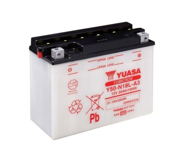 Yuasa parastais akumulators bez skābes iepakojuma-y50 n18l-a3