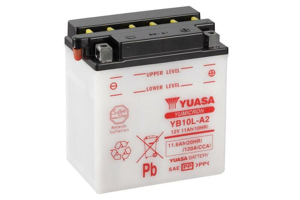 Yuasa parastais akumulators bez skābes iepakojuma - YB10L -A2