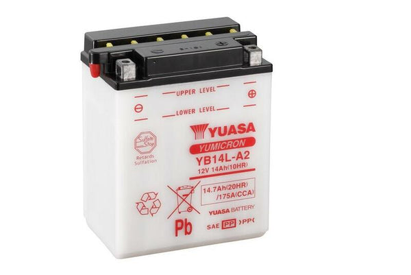 Yuasa konvencionalna baterija bez kiselog paketa - YB14L -A2