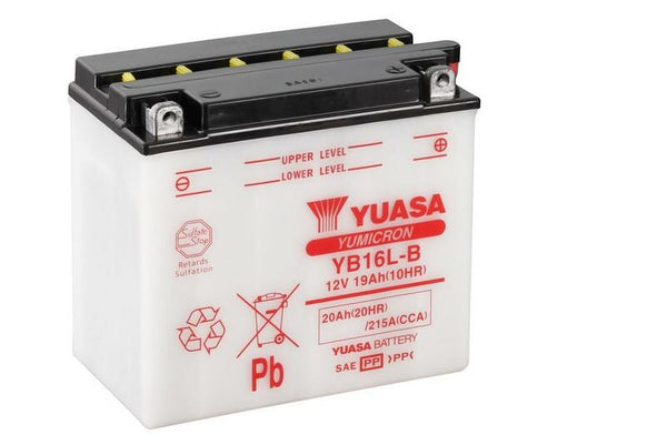 Yuasa parastais akumulators bez skābes iepakojumiem - YB16L -B