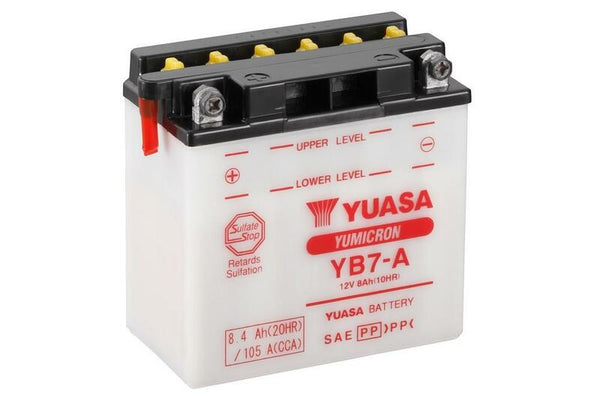 Yuasa parastais akumulators bez skābes iepakojumiem - YB7 -A