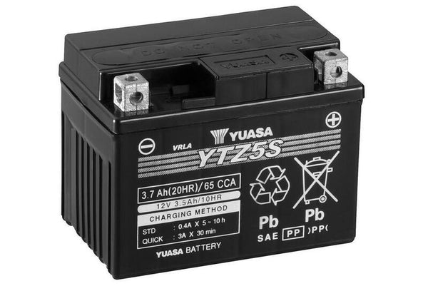 „Yuasa“ techninė priežiūra -nemokama gamyklos -įjungta baterija -„YTZ5S“