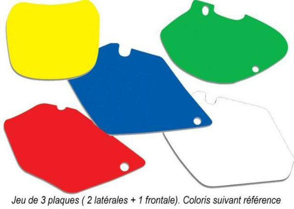 Blackbird Plate uzlīmes baltas yamaha yz125-250 3211/000005